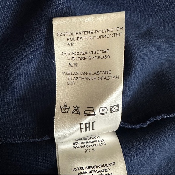 Pietro Brunelli Dress Salisburgo Womens Medium Cobalt Blue Maternity Rose - Picture 9 of 11